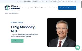 Craig Mahoney, M.D. of Des Moines website
