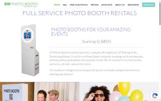 DM Photo Booth website
