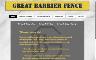 Great Barrier Fence Co. of Des Moines website