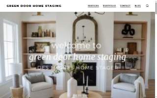 Green Door Home Staging of Des Moines website