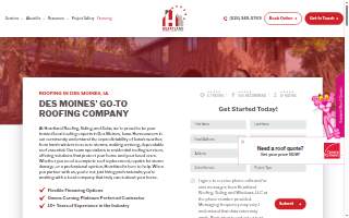 Heartland Roofing, Siding, and Solar website