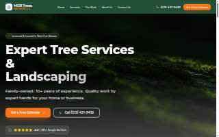 MGR Trees and More LLC website