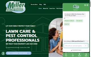 Miller Pest Solutions website