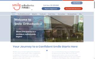 Smile Orthodontics of Des Moines website
