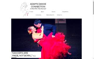 Adam's Dance Connection website