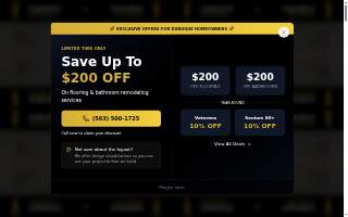 Dubuque Remodeling website