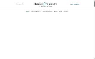 Henkels & Baker PC website