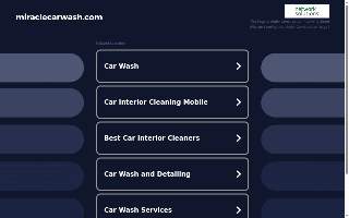 Miracle Car Wash of Dubuque website