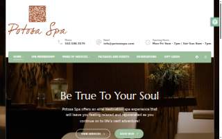 Potosa Spa website