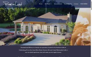 PromiseLand Winery website
