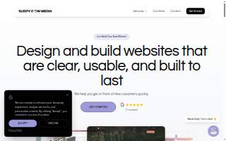 Sleepy Cow Media website