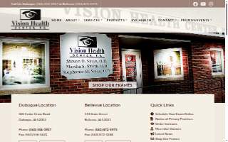 Vision Health Center, P.C. website