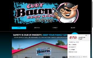 Curt Bacon Body Shop website