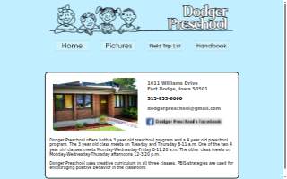 Dodger Preschool website