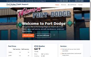 Fort Dodge Flight Support Inc website