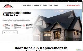 Hahn Roofing Inc. website