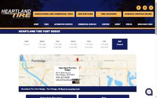 Heartland Tire website