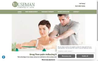 Huseman Chiropractic Clinic website