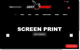 Mad Rabbit Dezign website