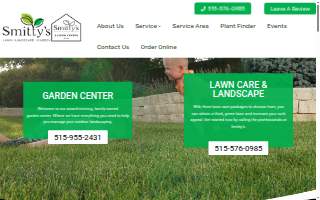 Smitty's Lawn and Landscape website