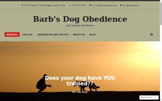 Barb's Dog Obedience of Fort Madison website