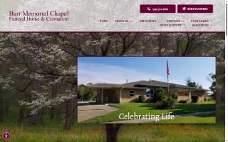 Barr Memorial Chapel Funeral Home website