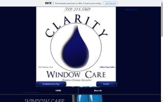 Clarity Window Care website