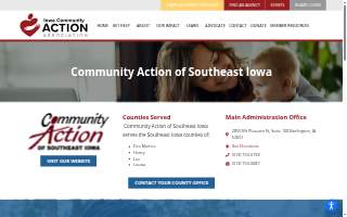 Community Action of Southeast Iowa website