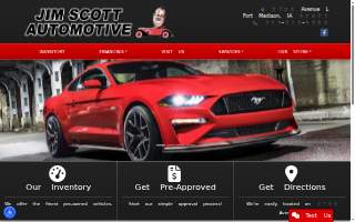 Jim Scott Automotive website