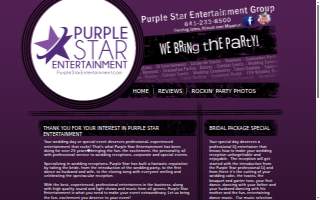 Purple Star Entertainment website