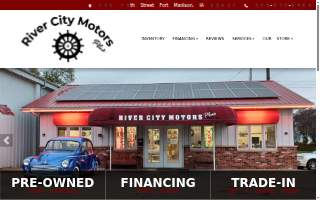 River City Motors Plus website