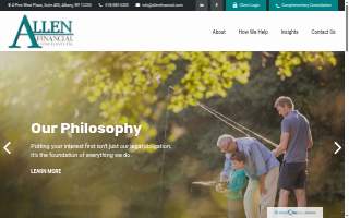 Allen Financial website