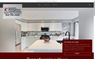 Custom Remodeling and Construction website