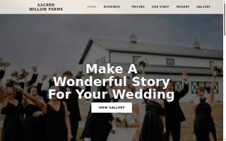 Sacred Willow Farms website