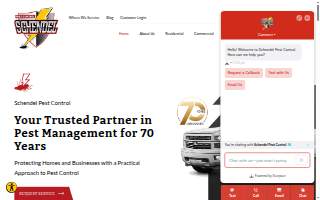 Schendel Pest Control of Grinnell website