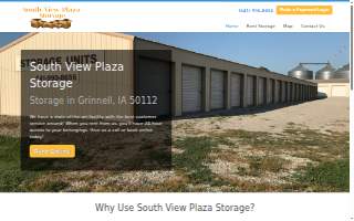 South View Plaza Storage website