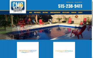 CMC Pools of Iowa website