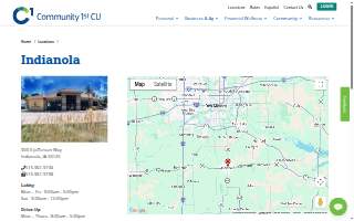 Community 1st Credit Union of Indianola website