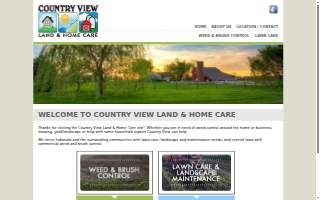 Country View Land & Home Care website