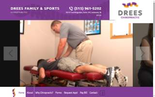 Drees Chiropractic website