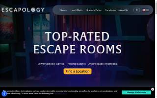 Escapology Escape Rooms Clive of Indianola website