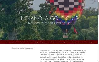 Indianola Golf Club website