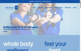 Indianola IV & Wellness website