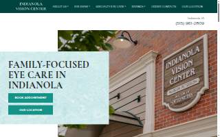 Indianola Vision Center website