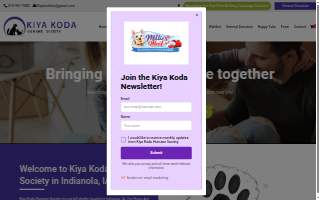 Kiya Koda Humane Society website