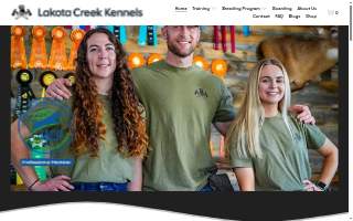 Lakota Creek Kennels of Indianola website