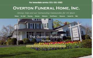 Overton Funeral Home of Indianola website