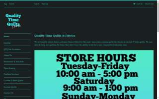 Quality Time Quilts & Fabrics website