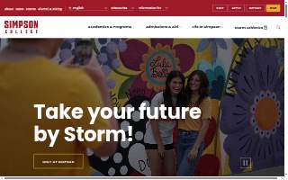 Simpson College website