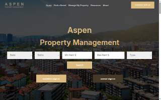 Aspen Property Management - Iowa City website